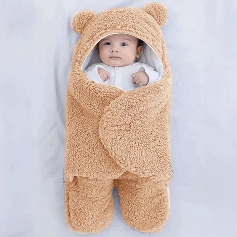 Cobertor de Ursinho para Bebe Dormir - Seguro e Confortável