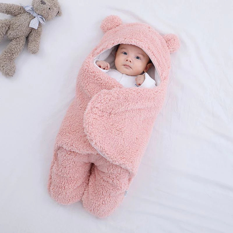 Cobertor de Ursinho para Bebe Dormir - Seguro e Confortável